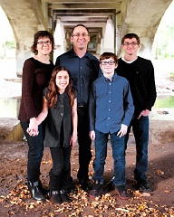 Passman Family under  bridge