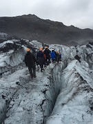 Hiking on Solheimajokull Glacier - 39